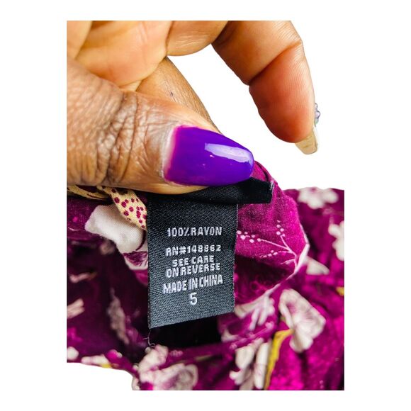 Torrid Challis Crochet Trim Cold Lace-Up Shoulder Size 5X for Women's - Picture 7 of 10